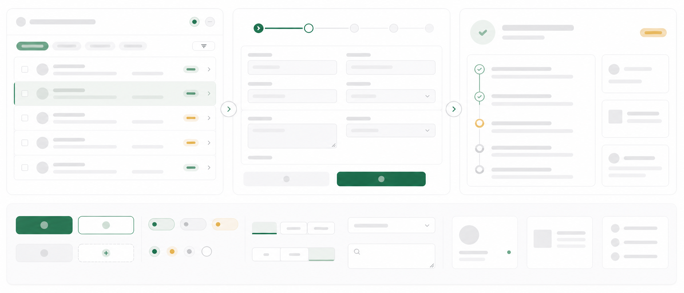 approved Saudi regulatory or healthcare service interface screenshot, anonymized for public portfolio